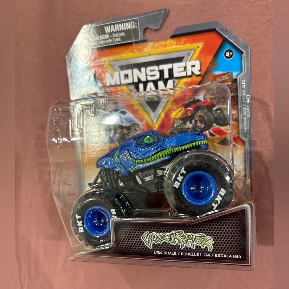 Monster Jam Series 40 Velociraptor 1/64 Diecast